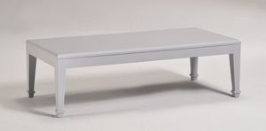 LUNA large small table 8239T, Mesa de centro rectangular de madera, de estilo clsico