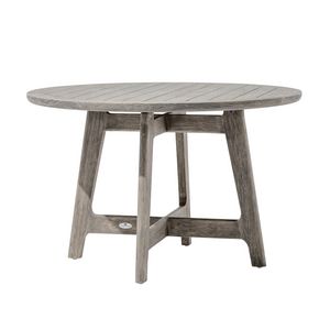Bhumi 04K7, Mesa redonda de exterior, en madera de teca.