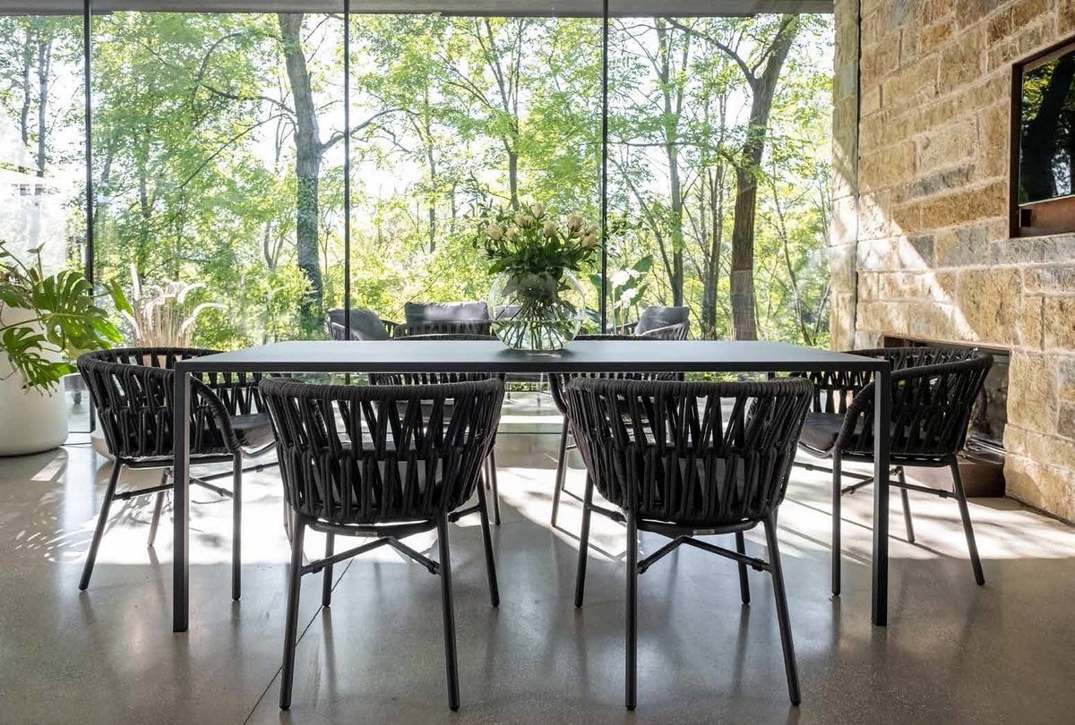 Mesa plegable para patio, mesa de comedor de madera para exteriores,  muebles de exterior, resistente a la intemperie, con un agujero para  paraguas