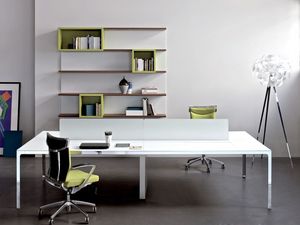 More task desk 4, 4 estaciones de trabajo ideal para la oficina moderna