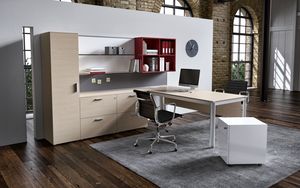 Zefiro comp.3, Muebles oficina Operativo, perfiles de aluminio