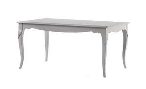 Art. AX145, Mesa extensible rectangular, en estilo provenzal