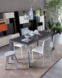 Secret, Extensible mesa de aluminio ideal para residencial