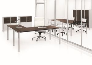 Fifty 50, Conjunto de mesas modulares para oficinas, estilo moderno