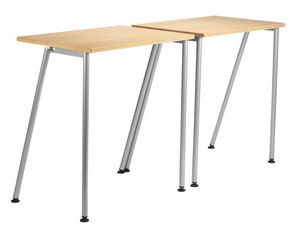GIKO 750, Sencilla pequeña mesa rectangular con base de metal