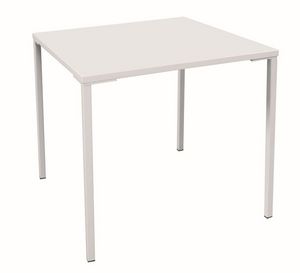 Simply Laminated H75, Mesa apilable con tapa laminada, patas de metal