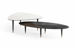 Pick 0555 Surf 0556, Mesas de caf con tapa en forma