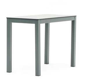 Element mesa, Mesa de centro con patas de aluminio y tapa laminada, para exterior