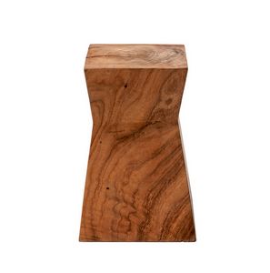 Suar 0408, Mesa de madera que tambin se puede utilizar como taburete.