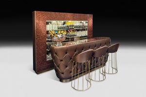 Glitter Bar, Muebles de bar con purpurina
