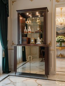 Art. 4024 Bar, Vitrina de bar refinada con puertas de espejo