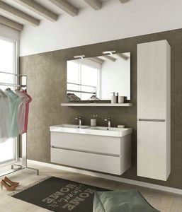 SOHO S15, Mueble bajo lavabo suspendido con cajones