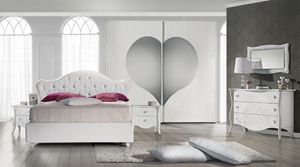 Ilary, Dormitorio con acabado fresno blanco