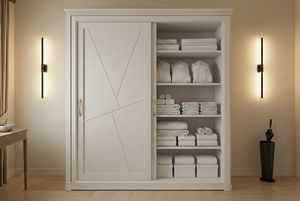 Art. 590, Armario de entrada, con puertas correderas.