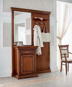 Art. entrance comp.02, Mueble de entrada de estilo cl�sico, con espejo.