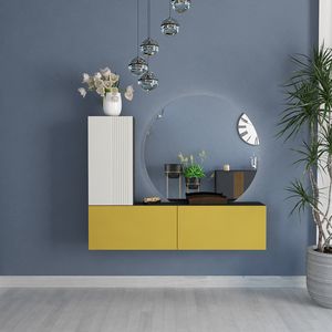 Lobby 02, Muebles de pared para la entrada