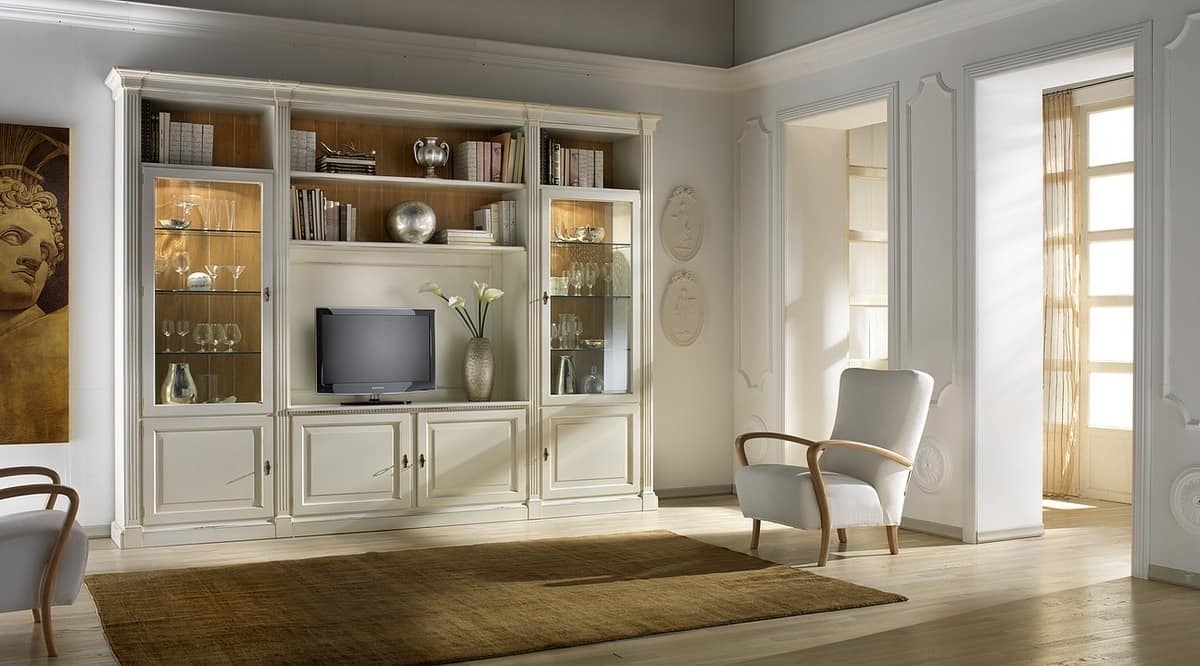 Mueble para salón de línea italiana