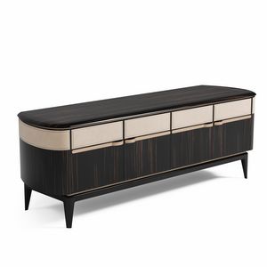 Ginger 0131, Gabinete de TV con detalles tapizados