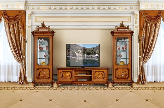 Mueble TV vintage Opera de lujo en . Tu tienda