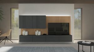 Boiserie 01.2, Muebles de sala de estar con paneles boiserie