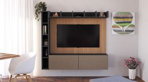 Boiserie 01.5, Mobiliario de la unidad de pared modular de la sala de estar