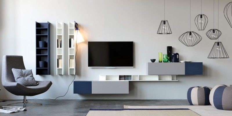 Los muebles para la sala estar, diseño minimalista | IDFdesign