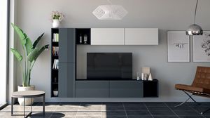 Day 01, Mueble de pared de sala de estar