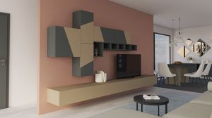 Living 15.1, Muebles suspendidos para la pared del sal�n.