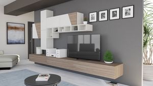 Living 15.2, Muebles de pared refinados y din�micos para sal�n.