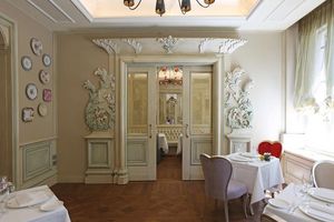 Blanco paneles de madera, Blanca paneles de madera lacada, tallas preciosos hechos a mano, de hoteles y villas de prestigio