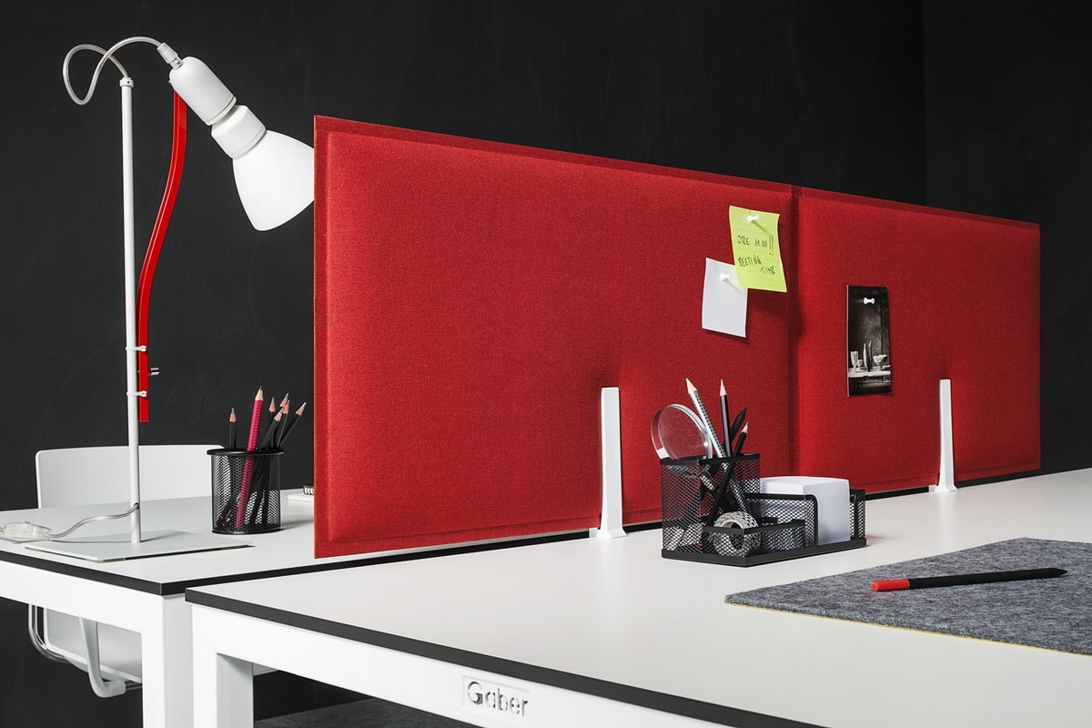 Paneles fonoabsorbentes para escritorios de oficina. | IDFdesign