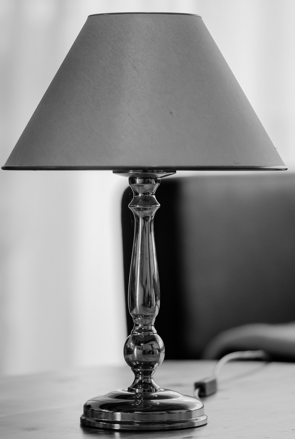 Pantalla Lluny - pantalla lámpara de mesa - estilo clásico - tela estampada