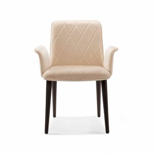 Flo 200 Quattro Wood, Silln de madera con relleno cmodo
