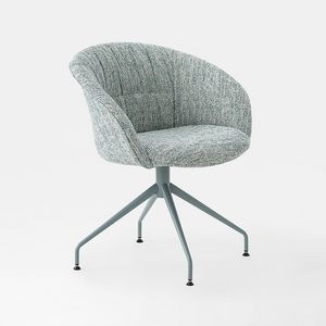 Konny Soft, Silla con acolchado suave, base de metal.