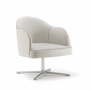 CHICAGO ARMCHAIR 015 P X, Silln con base cruzada