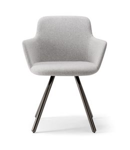 CLO ARMCHAIR 025 PL, Silln con patas de metal