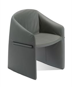 Majorette, Butaca tapizada y revestida con reposabrazos