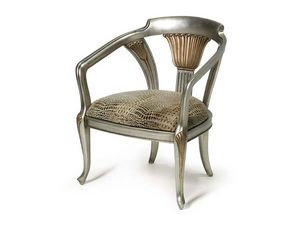 Art.122 armchair, Sillón de estilo clásico, rellenado con correas elásticas