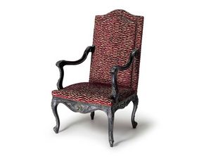 Art.452 armchair, Sillón de estilo clásico con respaldo alto