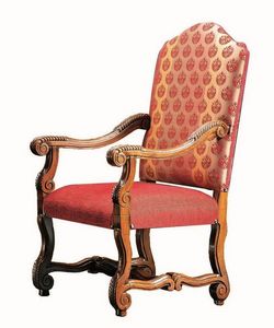 Matisse RA.0990, La cabeza de la silla de mesa en madera de nogal, tallado, para los comedores