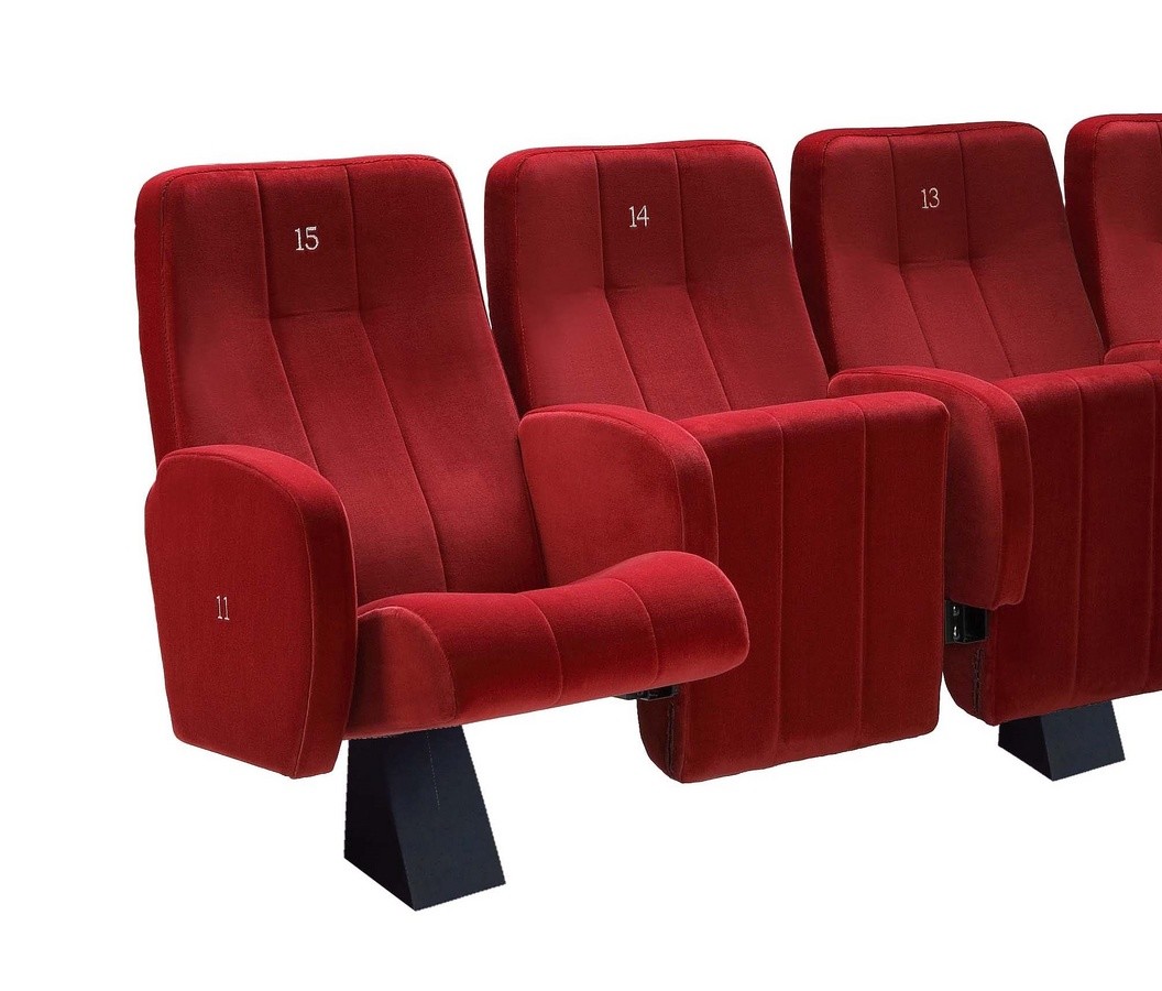 oficial Misericordioso Peluquero Silla acolchada Fireproof para las salas de cine | IDFdesign