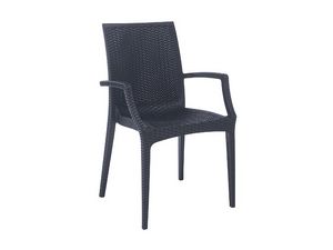 PL 6625, Silla moderna, entrelazado impreso, para los jardines