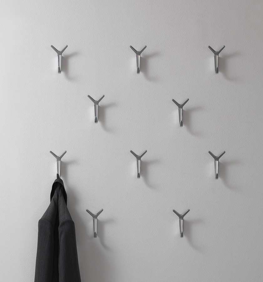 Battista pared , Moderno Percha de pared de aluminio para la oficina