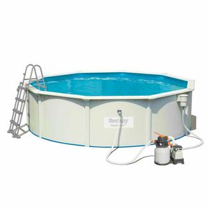 Piscina desmontable Bestway Hydrium 56384 Redonda 460x120cm - 56384, Piscina sobre rasante, para jardn