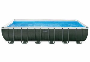 Piscina desmontable Intex 26368 ex 26362 Ultra XTR Premium Rectangular Grande 732x366x132 - 26368, Piscina sobre el suelo fcil de montar