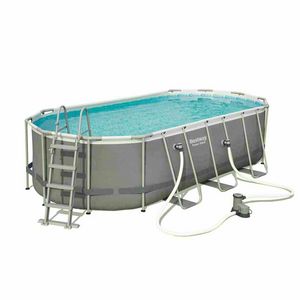 Piscina desmontable Ovalada Bestway 56710 Power Steel 549x274x122 cm - 56710, Piscina ovalada para jardn