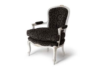 Art.303 armchair, Sillón de estilo clásico para salas de estar y hoteles