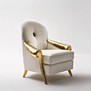 Stresa ST132A, Elegante silln de hoja de oro