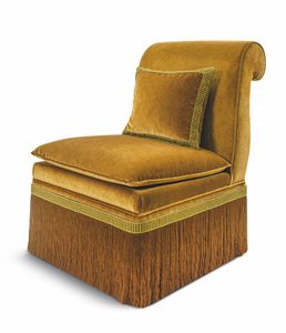 Silln 25-1009, Silln cubierto de terciopelo suave