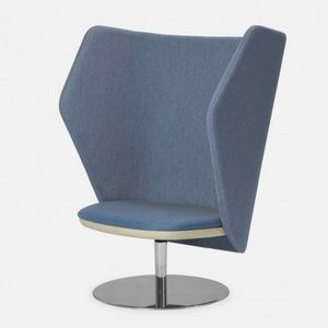 Ikkoku lounge base metlica, Silln giratorio con gran respaldo fonoabsorbente